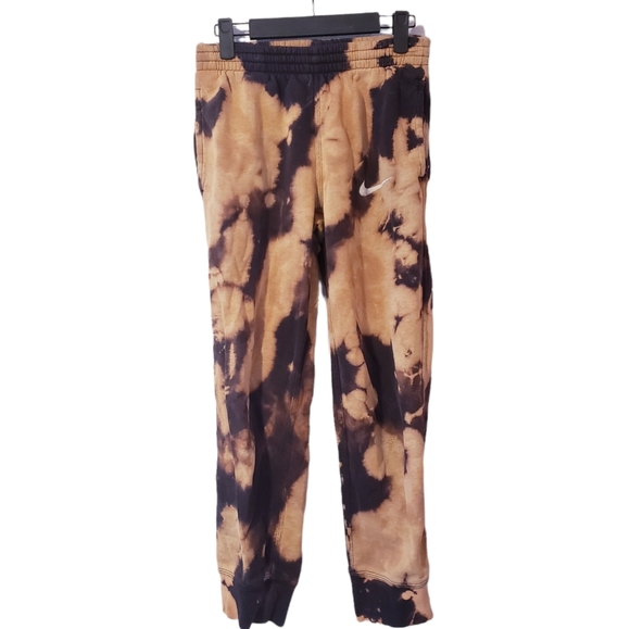 Nike Other - Nike Youth Tie Dye Black & Beige Sweatpants Size Large